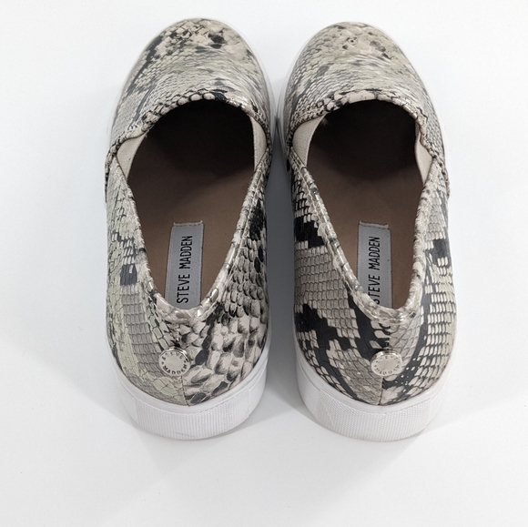 STEVE MADDEN Safari Snakeskin Loafers‎ Size 9 - Picture 2 of 4